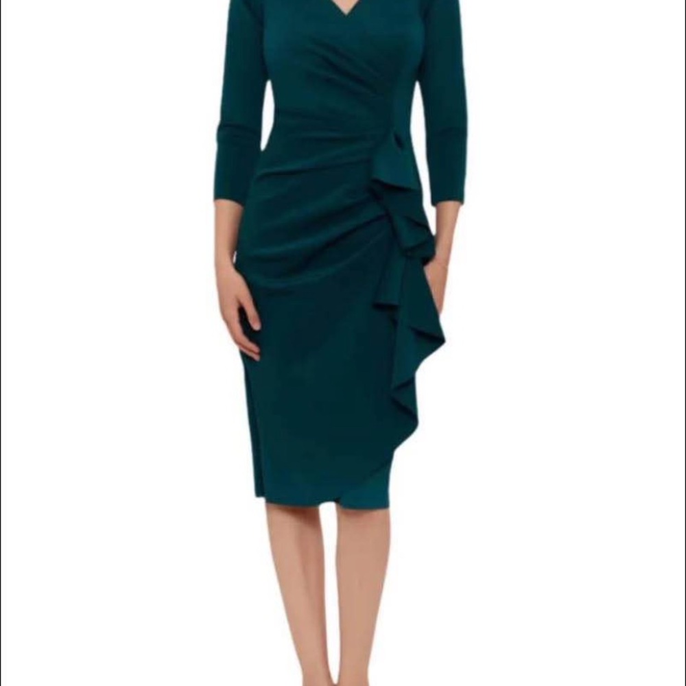 Elegant Teal Dress